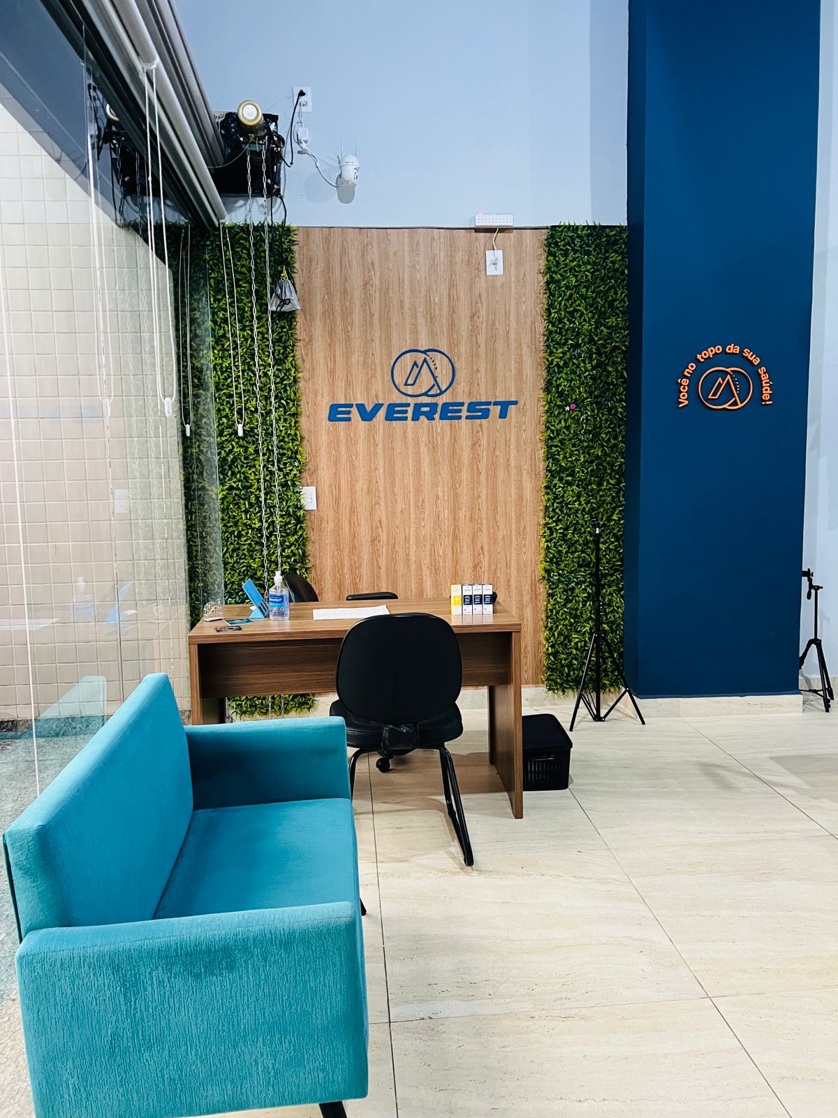 Imagem interna da Recepção